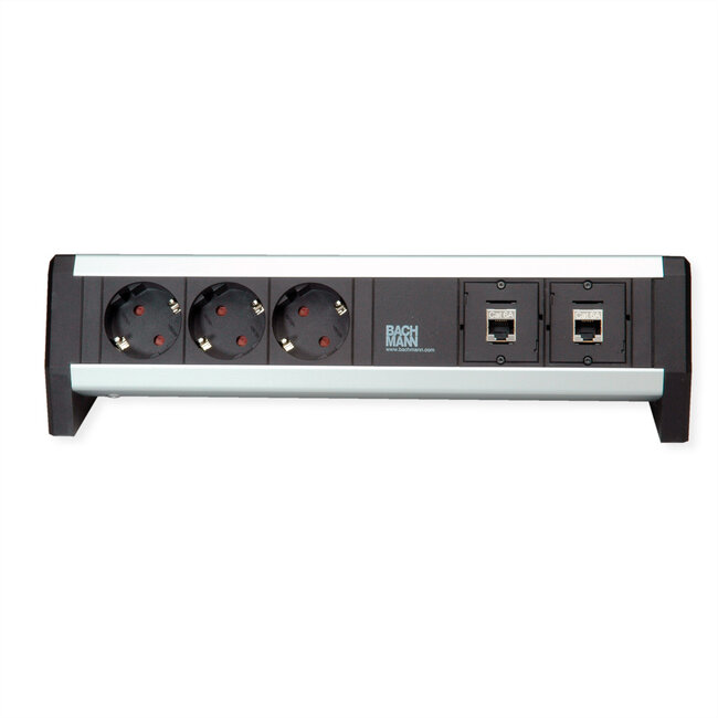 BACHMANN DESK 3xCEE7/3 2x CM-CAT6A module