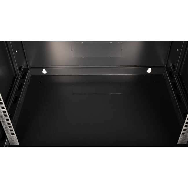VALUE 19 inch wandbehuizing 9HE, 600x450 mm zwart, bouwpakket