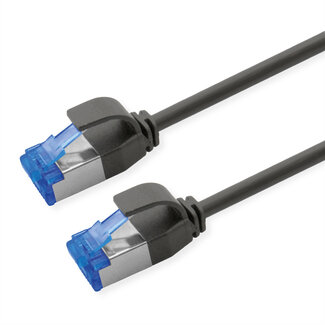 Roline ROLINE Patchkabel Kat.6A (Class EA) S/FTP (PiMF) , LSOH, PoE, zwart, 7 m