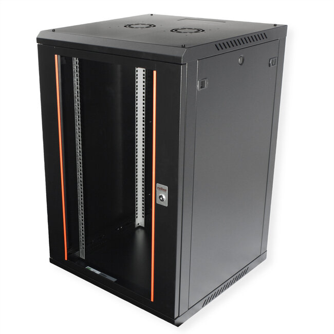 ROLINE 19-inch wandbehuizing Basic Plus 18U, 600x600 BxD zwart