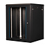 VALUE 19 inch wandbehuizing 15HE, 600x600 mm zwart, bouwpakket
