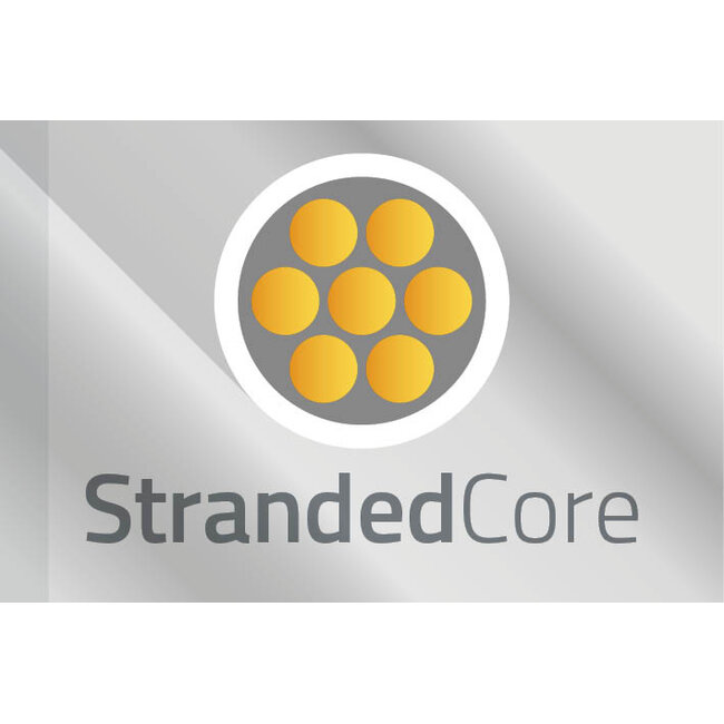 SFTP CAT7 600 MHz netwerkkabel | flexibele aders | AWG26 | LSZH | oranje | 100 meter