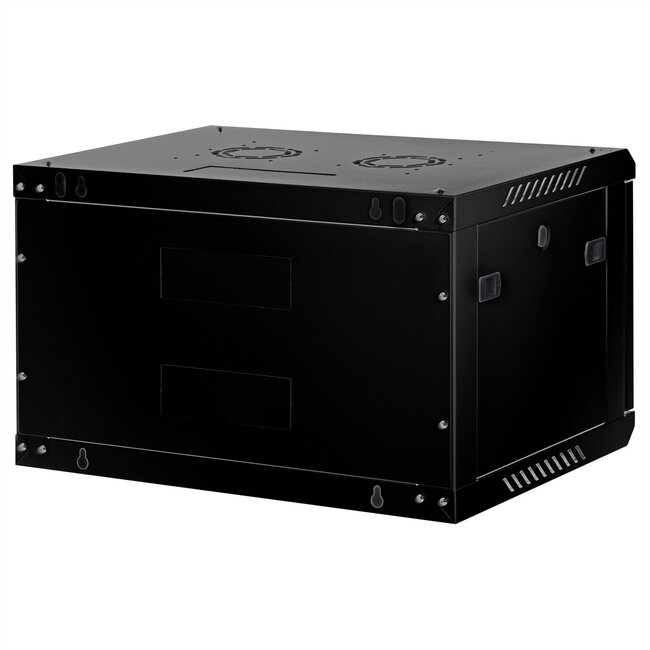ROLINE 19-inch wandbehuizing Basic Plus 6U, 600x450 BxD zwart