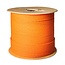 SFTP CAT7 1000 MHz netwerkkabel | vaste aders | AWG23 | LSZH | oranje | 500 meter