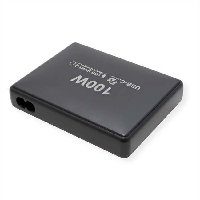 VALUE USB Oplader, 4 Poorts (1x USB-A, 3x USB-C), max. 100W