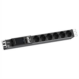 Bachmann BACHMANN BN ESSENTIAL Metered 19", 6xCEE7/3 2,0m CEE7/7
