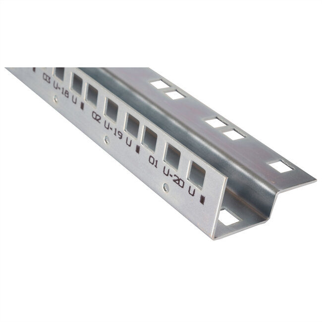 ROLINE 19-inch profielrails 20 HE, voor outdoor wandbehuizing Pro