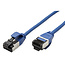 ROLINE U/FTP patchkabel Cat.8 (Klasse I), dun, LSOH, soepel draad, blauw, 3 m
