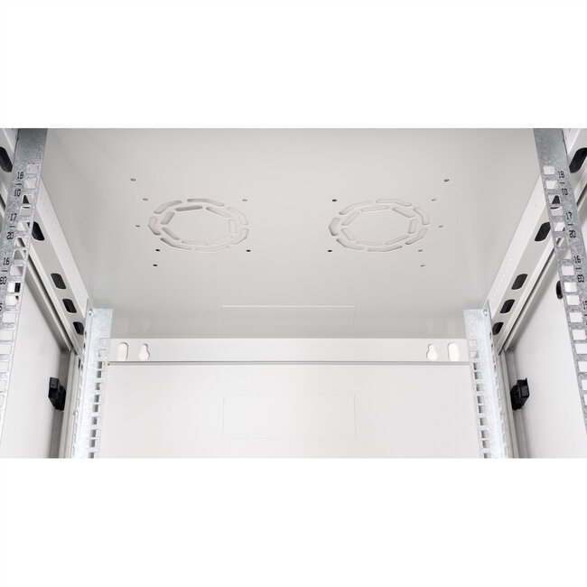 ROLINE 19-inch wandbehuizing Basic Plus 18U, 600x600 BxT grijs