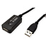 STANDARD USB 2.0 Verlängerung, aktiv, mit Repeater, schwarz, 5 m