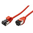ROLINE U/FTP patchkabel Cat.8 (Klasse I), dun, LSOH, soepel draad, rood, 1,5 m