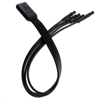 Bachmann BACHMANN OCHNO Switch Adapter 4Port Alu integrierter LED Taster