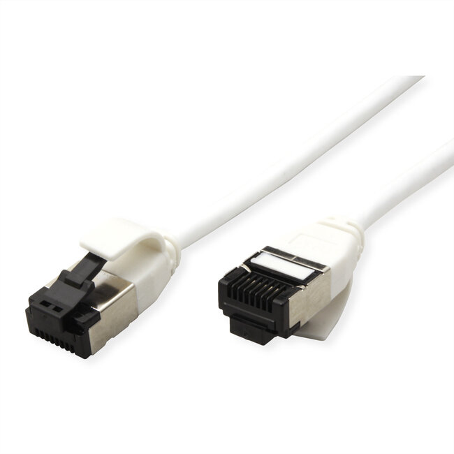 ROLINE U/FTP patchkabel Cat.8 (Klasse I), dun, LSOH, soepel draad, wit, 1,5 m