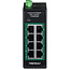 TRENDnet TI-PGLC80 8-poorts Gigabit PoE+ industriële DIN-rail Mini Switch