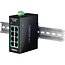 TRENDnet TI-PGLC80 8-poorts Gigabit PoE+ industriële DIN-rail Mini Switch