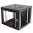 ROLINE 19-inch wandbehuizing Basic Plus 9U, 600x600 BxD zwart