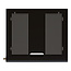 DATAFLEX Addit laptop beveiligingslade, 623, voor laptops, tablets en smartphones, zwart