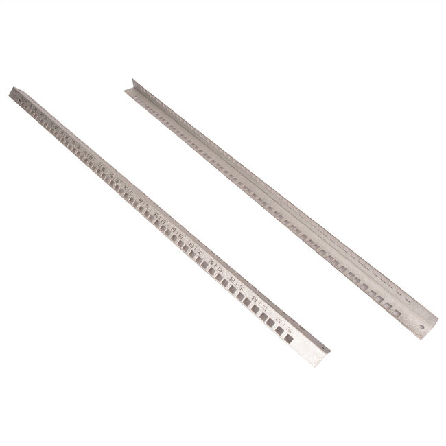 ROLINE 19-inch profielrails 18 HE, voor wandbehuizing Basic Plus