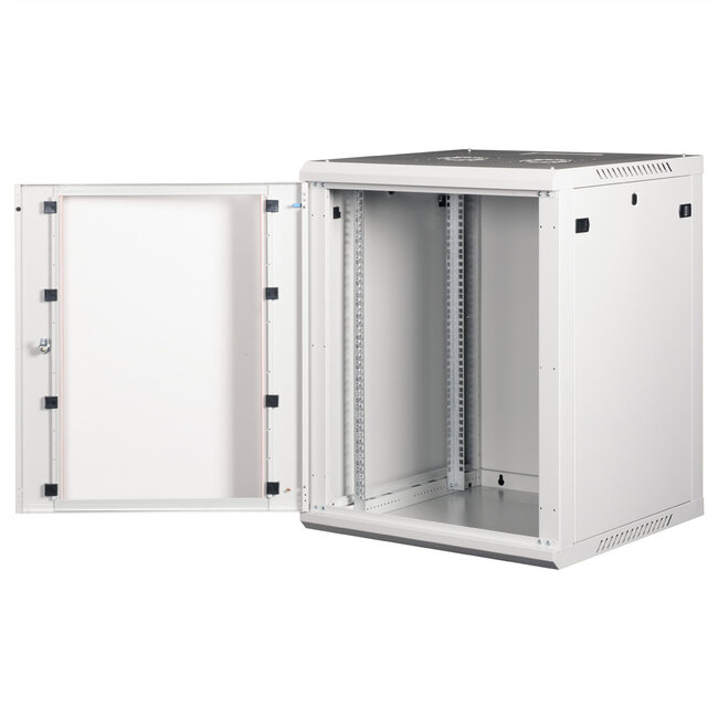 ROLINE 19-inch wandbehuizing Basic Plus 15U, 600x600 BxT grijs