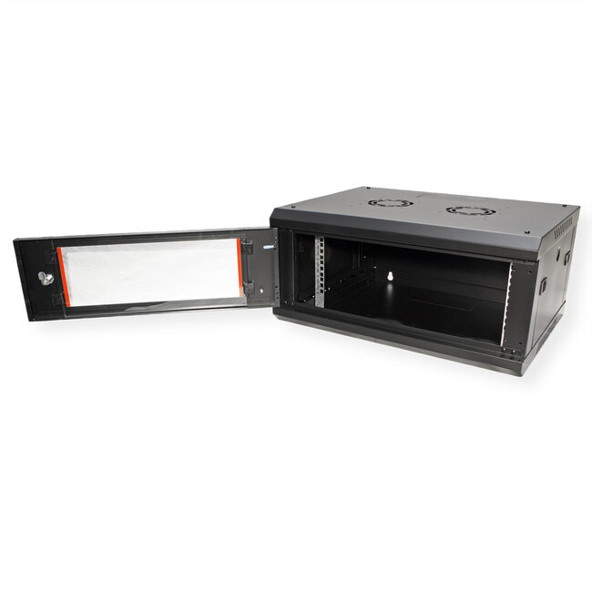 ROLINE 19-inch wandbehuizing Basic Plus 4U, 600x450 BxD zwart
