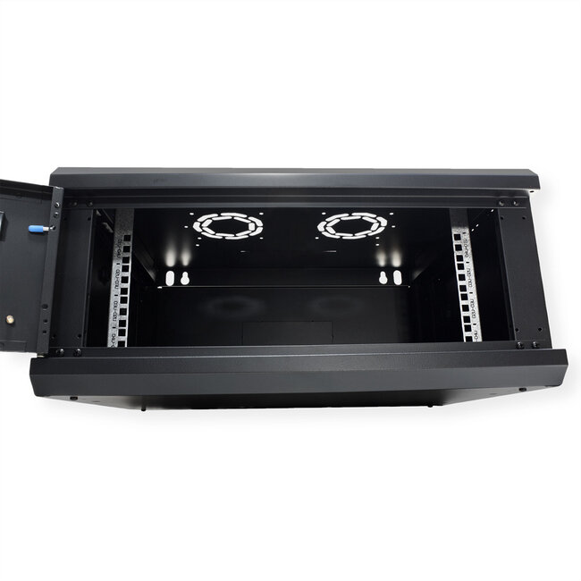 ROLINE 19-inch wandbehuizing Basic Plus 4U, 600x450 BxD zwart