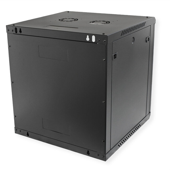 ROLINE 19-inch wandbehuizing Basic Plus 12U, 600x600 BxD zwart