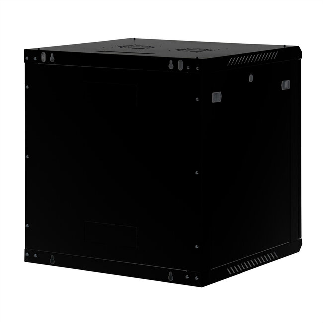ROLINE 19-inch wandbehuizing Basic Plus 12U, 600x600 BxD zwart