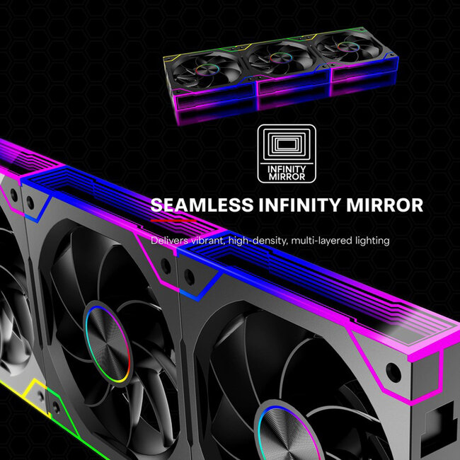 Xilence XPF120.ARGB 120mm PWM Ventilator voor pc-behuizing, ARGB LED