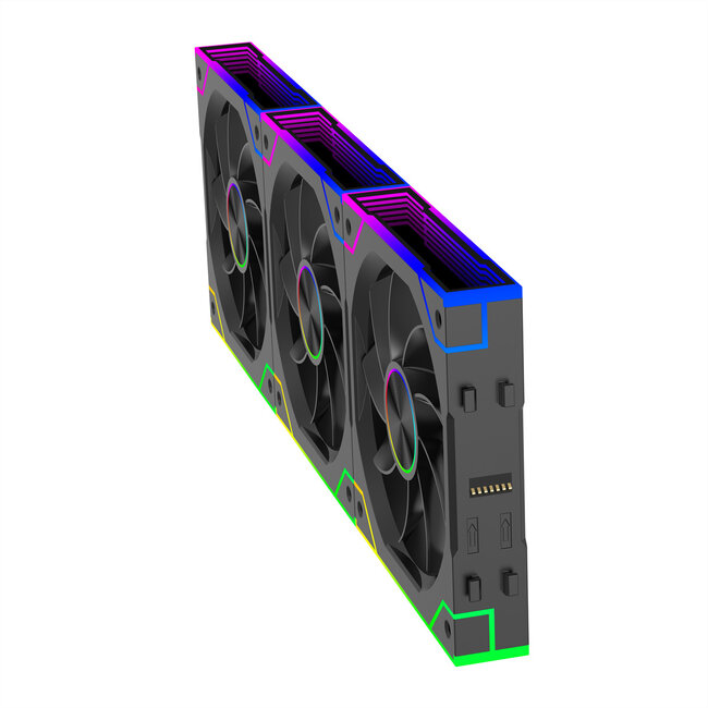 Xilence XPF120.ARGB 120mm PWM Ventilator voor pc-behuizing, ARGB LED