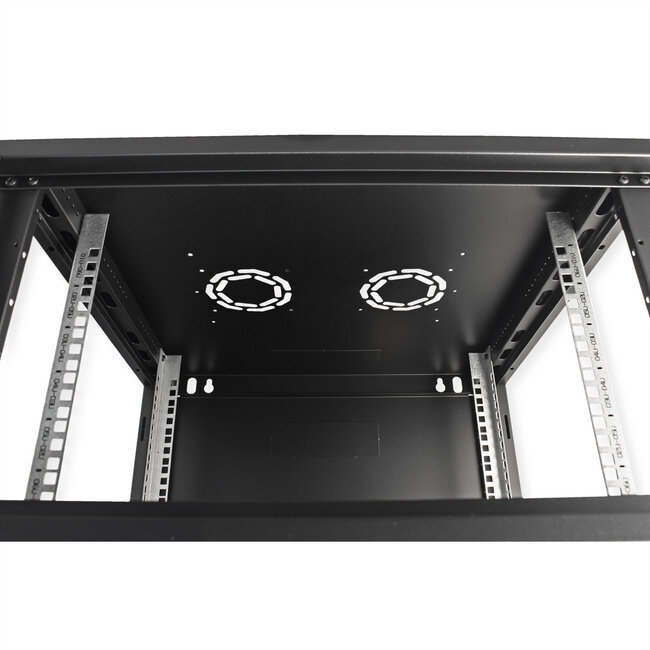 ROLINE 19-inch wandbehuizing Basic Plus 6U , 600x600 BxD zwart