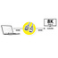 ROLINE 8K HDMI Ultra HD-kabel met Ethernet  , dun, Male/Male, zwart, 1,5 m