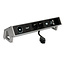 BACHMANN DESK2 1xIOTspot 2x geaard stopcontact, USB Oplader 1xABD 0,2m GST18, inox