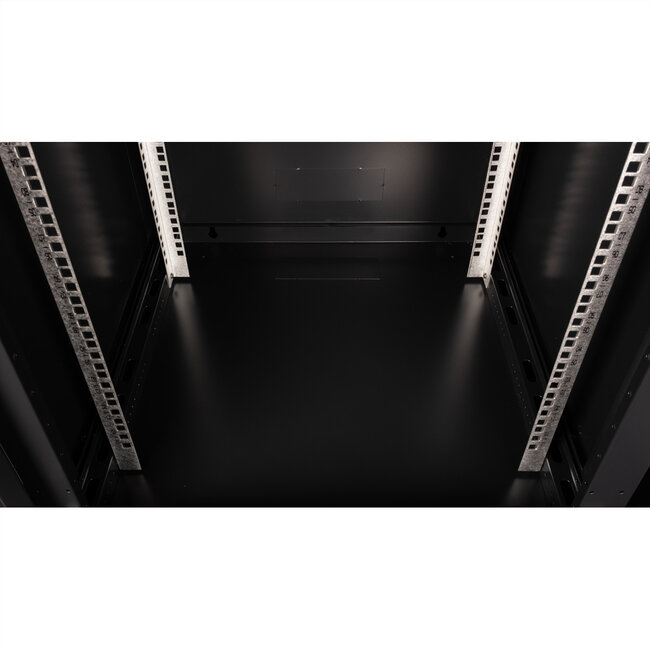VALUE 19 inch wandbehuizing 12HE, 600x600 mm zwart, bouwpakket