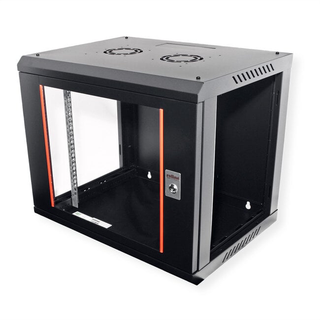 ROLINE 19-inch wandbehuizing Basic Plus 9U , 600x450 BxD zwart