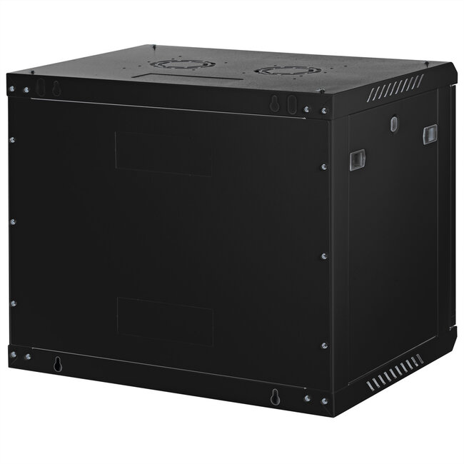 ROLINE 19-inch wandbehuizing Basic Plus 9U , 600x450 BxD zwart