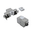 ROLINE Cat.6A (Klasse EA) Keystone, RJ-45, afgeschermd, zonder gereedschap, GHMT, zilver