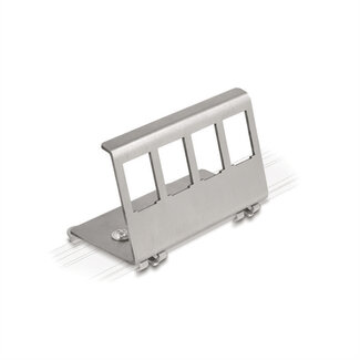 Value VALUE - DIN-rail adapter leeg, voor 4 keystones