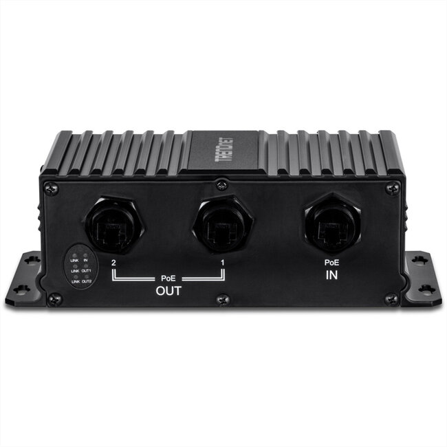 TRENDnet TI-EU120 2-poorts UPoE-extender Industrieel Outdoor Gigabit