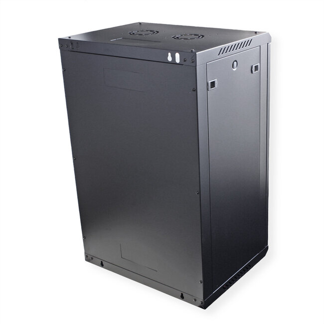ROLINE 19-inch wandbehuizing Basic Plus 18U, 600x450 BxD zwart