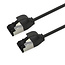 ROLINE U/FTP patchkabel Cat.8 (Klasse I), dun, LSOH, soepel draad, zwart, 0,15 m