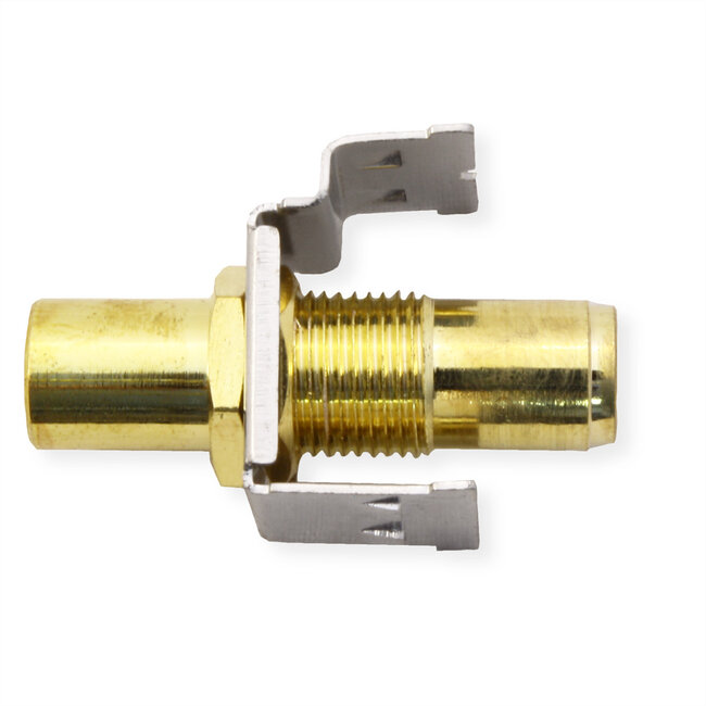 ROLINE RCA keystone-koppeling, Metaal, rood