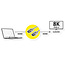 ROLINE 8K HDMI Ultra HD-kabel met Ethernet, M/M, ultradun, coaxiaal , zwart, 1,5 m