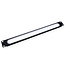 VALUE 19" Kabel doorvoerstrook 1HE, met borstelstrook, zwart
