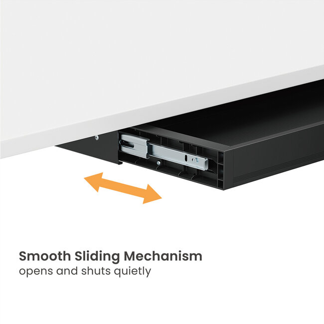 VALUE onderbouwlade, slank, zwart