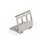 VALUE - DIN-rail adapter leeg, voor 3 keystones