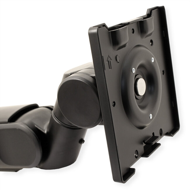 ROLINE LCD-arm voor zware belasting, draagstang, 4 scharnieren, tafelmontage, tot 22/27 kg, zwart