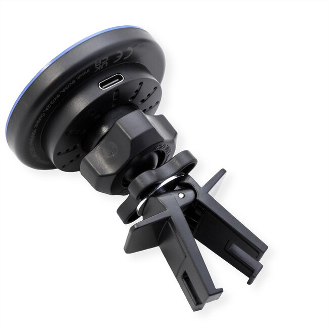 ROLINE magnetische auto smartphone houder en inductielader (15W)