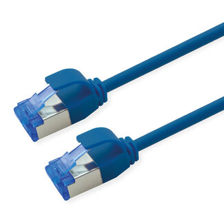 Roline ROLINE Patchkabel Kat.6A (Class EA) S/FTP (PiMF) , LSOH, PoE, blauw, 10 m