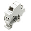 ROLINE DIN-railadapter voor Keystone-modules, incl. Cat.6A Keystone, afgeschermd, 45°