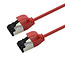 ROLINE U/FTP patchkabel Cat.8 (Klasse I), dun, LSOH, soepel draad, rood, 0,15 m